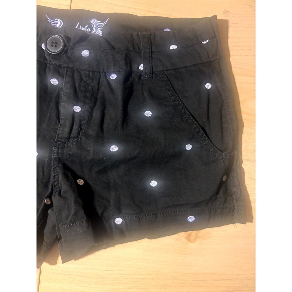 Freestyle polkadot black shorts size 11